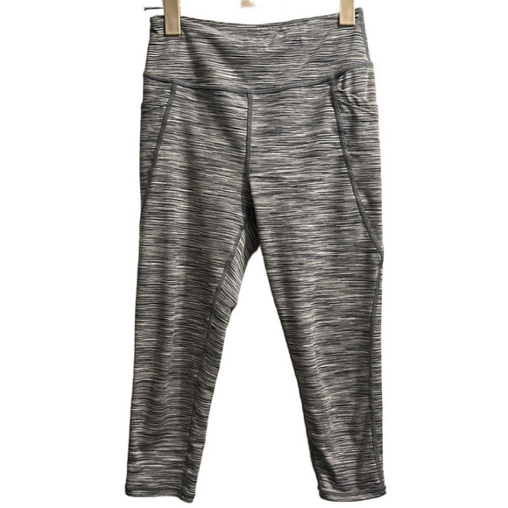 Zella Girl Gray Heathered Leggings High-Rise